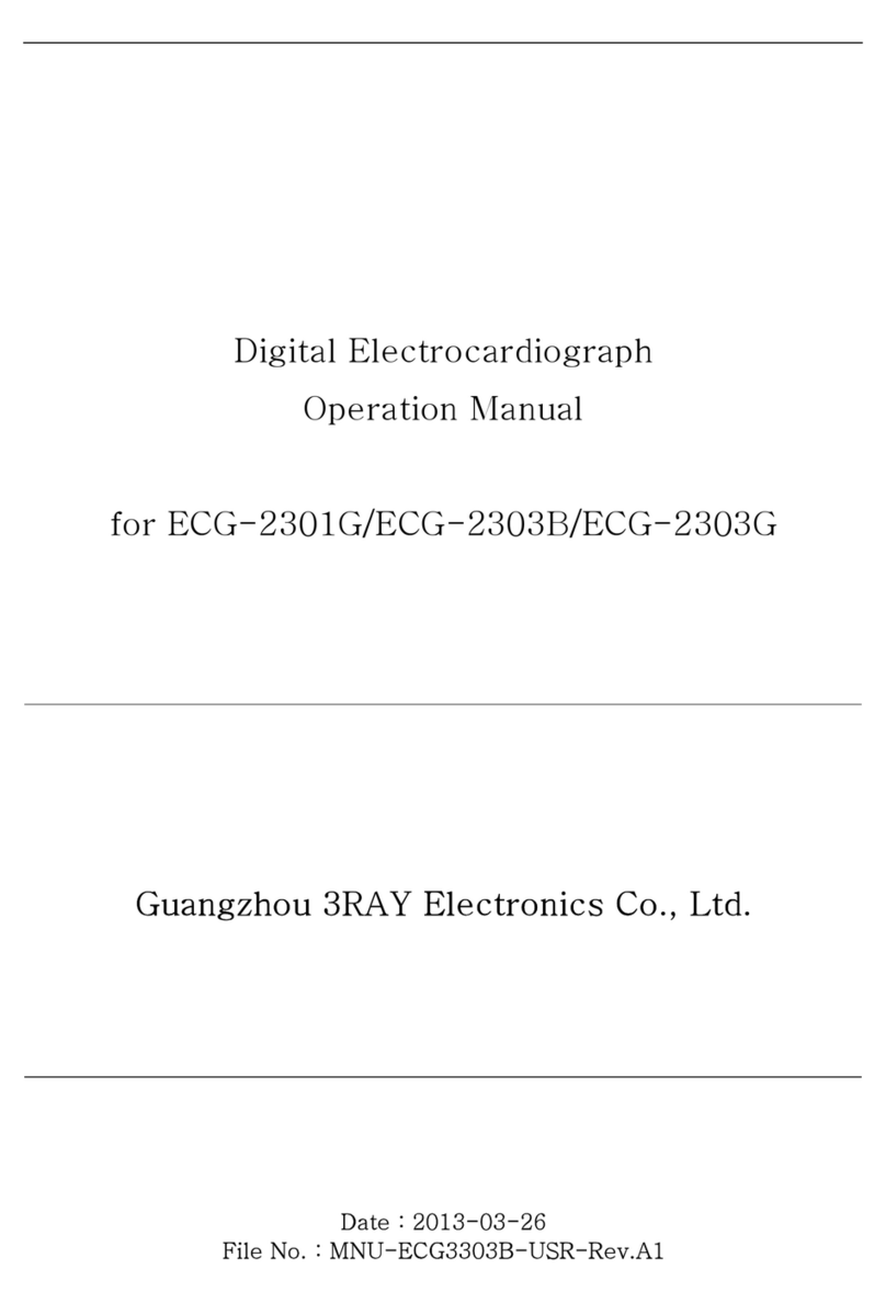 3RAY Electronics ECG-2301G User manual