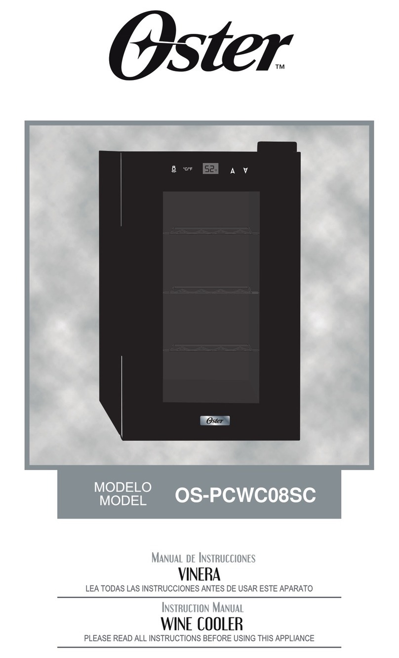 Oster OS-PCWC08SC User manual
