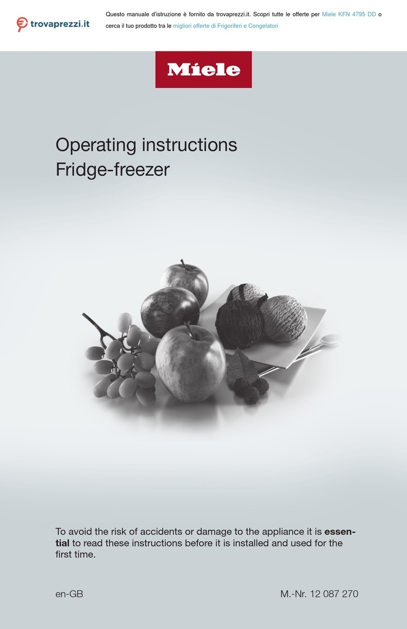 Miele KFN 4795 DD User manual