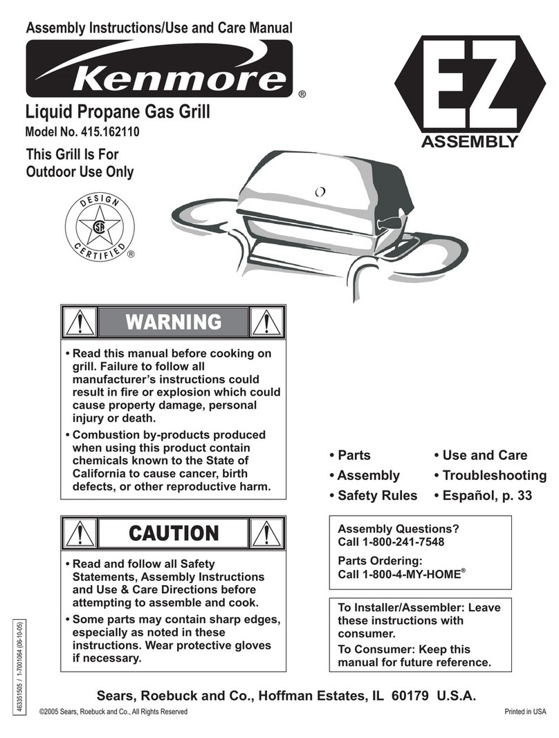 Kenmore 415.162110 User manual