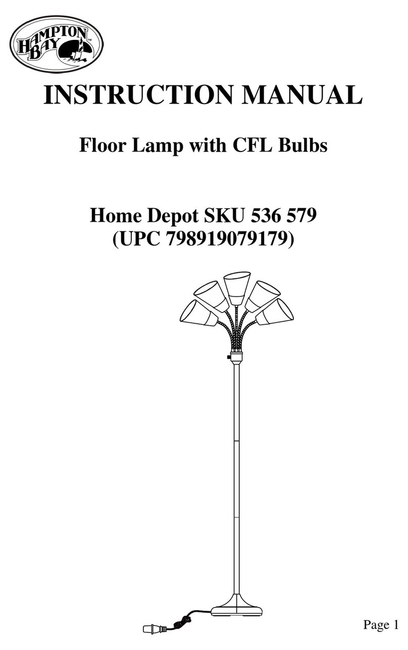 HAMPTON BAY 536 579 User manual