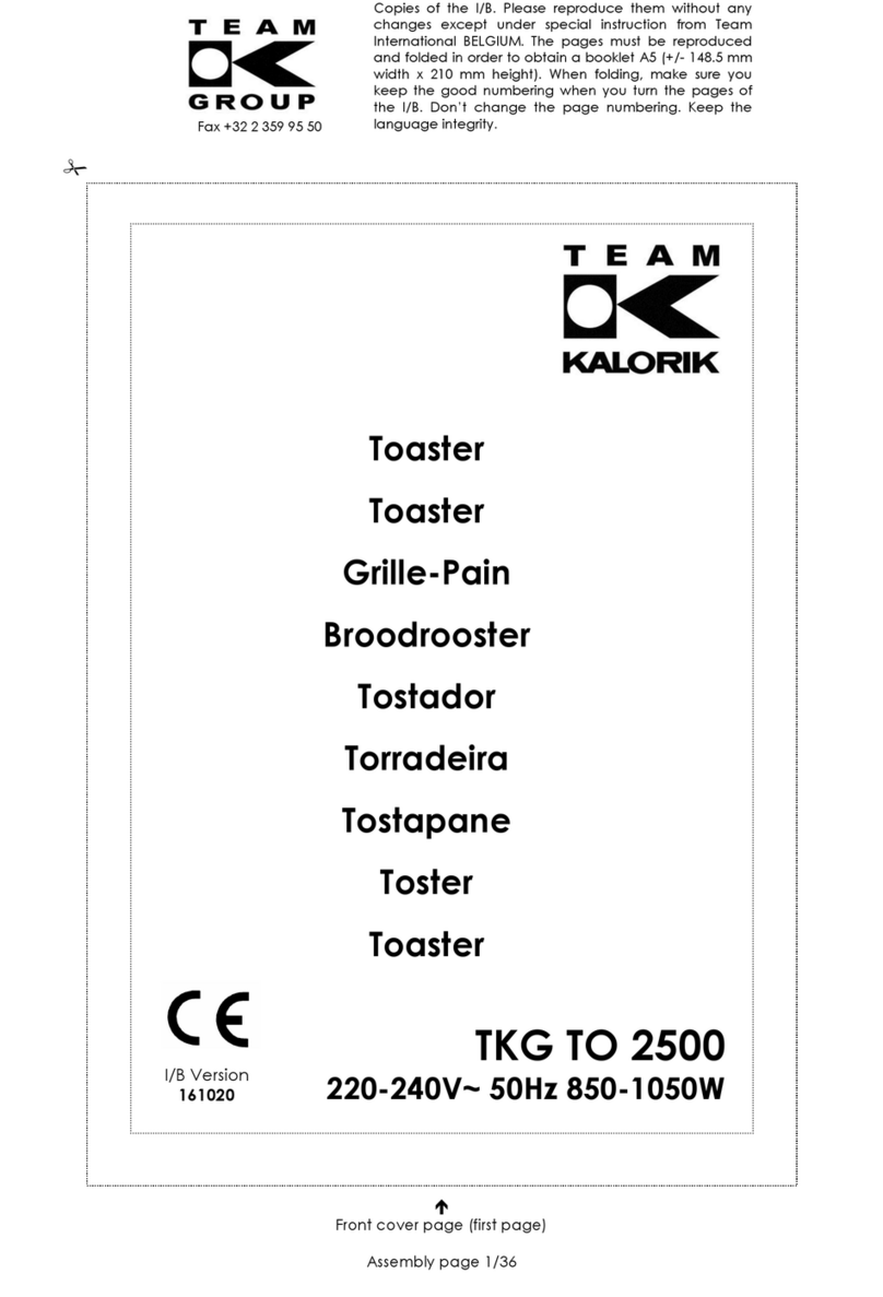 Team TKG TO 2500 User manual