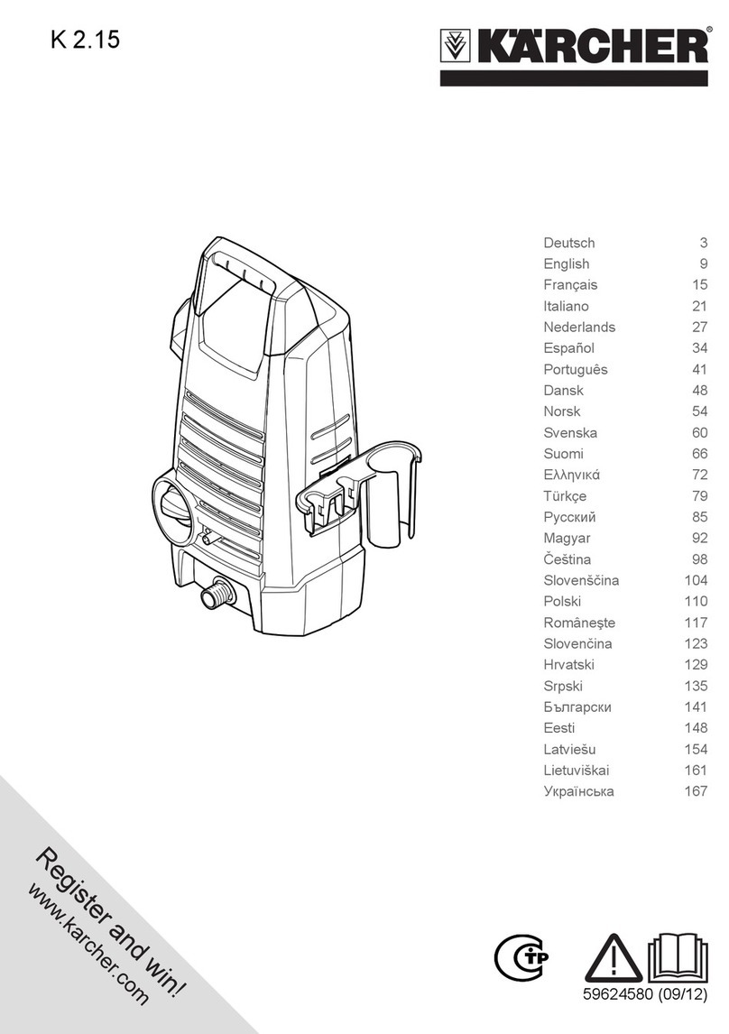 Kärcher K 2.15 User manual