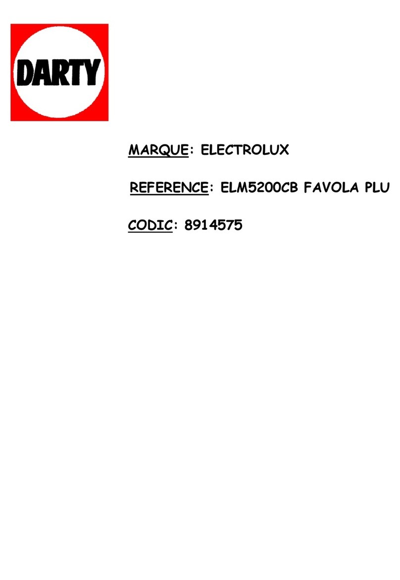 Electrolux Favola Plus User manual
