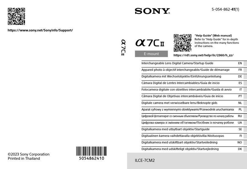 Sony a7CII User guide