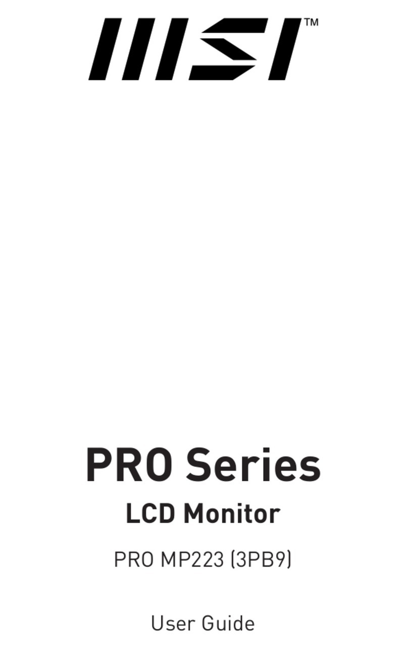 MSI PRO MP223 User manual