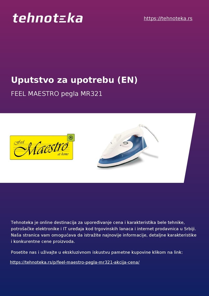 Maestro MR321 User manual