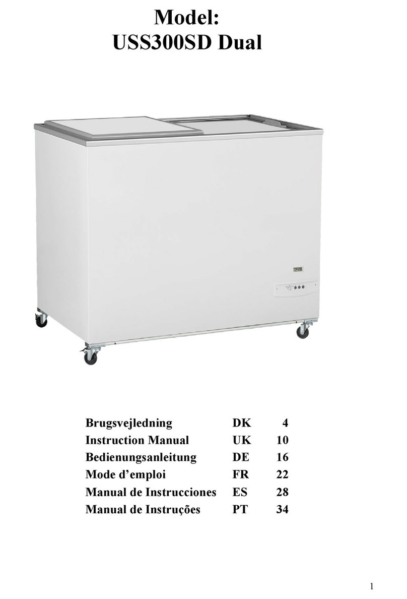 Tefcold USS300SD Dual User manual