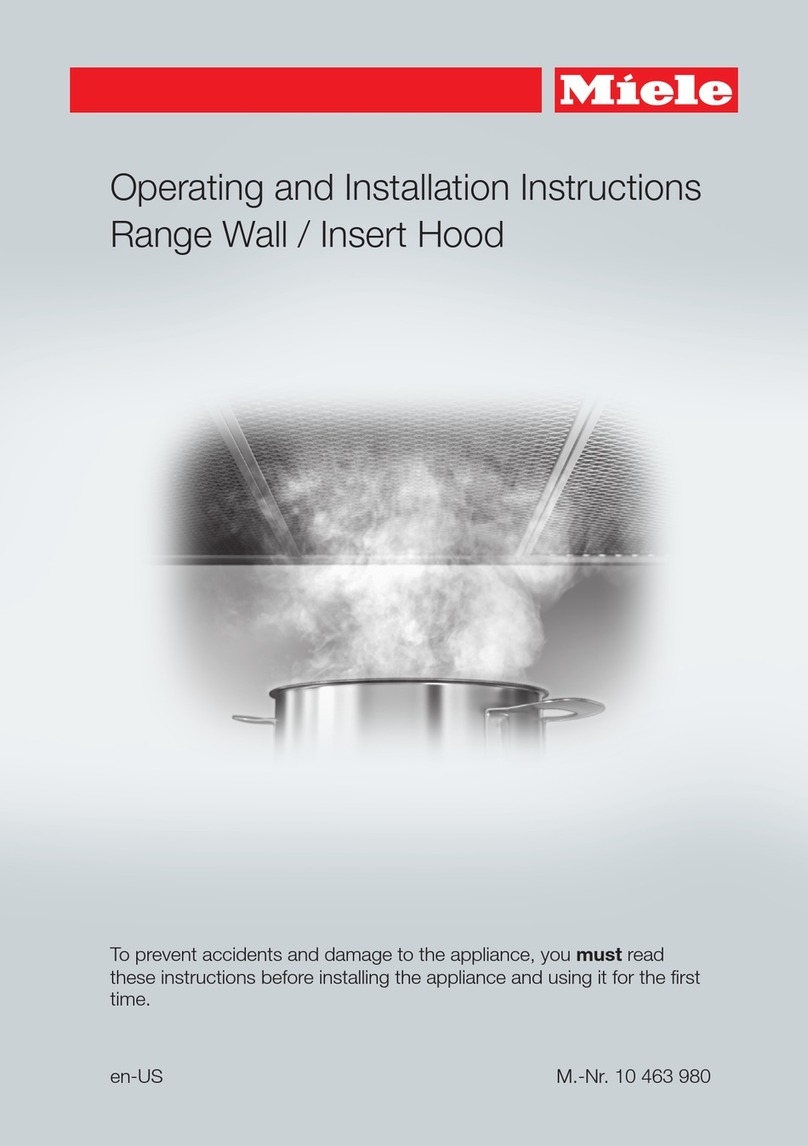 Miele DAR1260 User manual