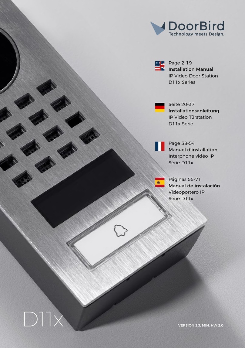 DoorBird D1102KV User manual