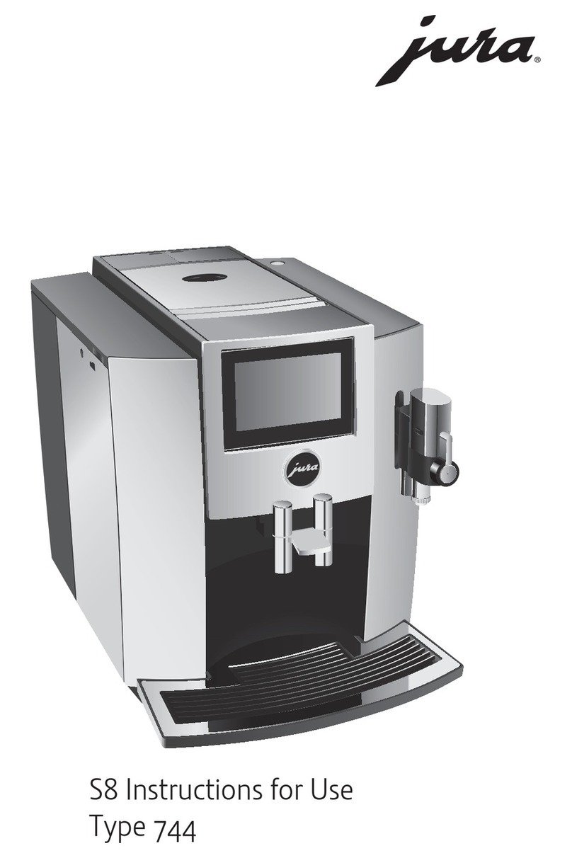 Jura 744 User manual