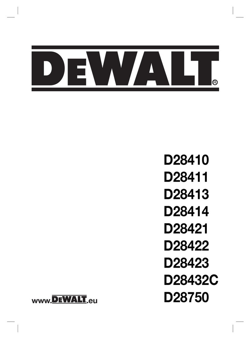 DeWalt D28411 User manual