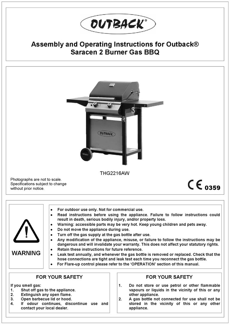 Outback THG2216AW User manual