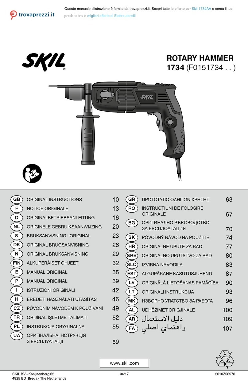 Skil 1734AA User manual