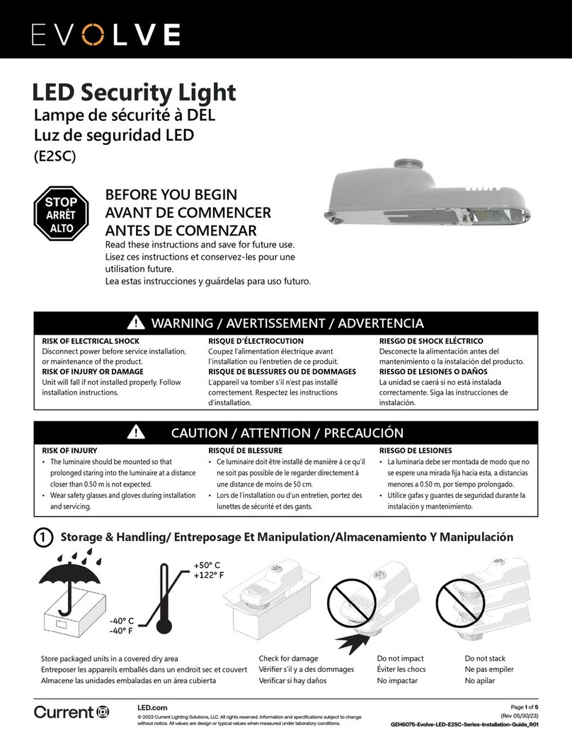 Current EVOLVE E2SC Series User manual