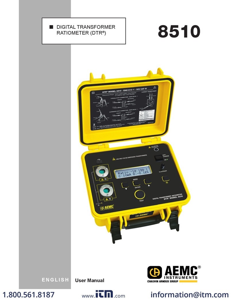 AEMC instruments 8510 User manual