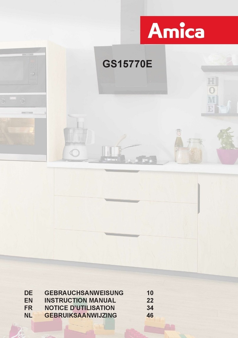 Amica GS15770E User manual