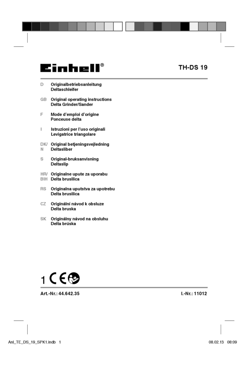 EINHELL TH-DS 19 User manual