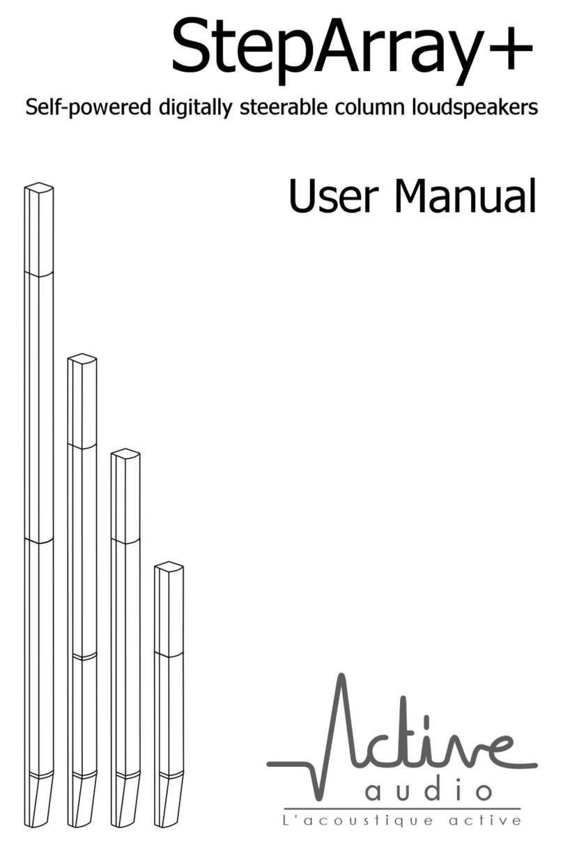 Active Audio StepArray+ User manual