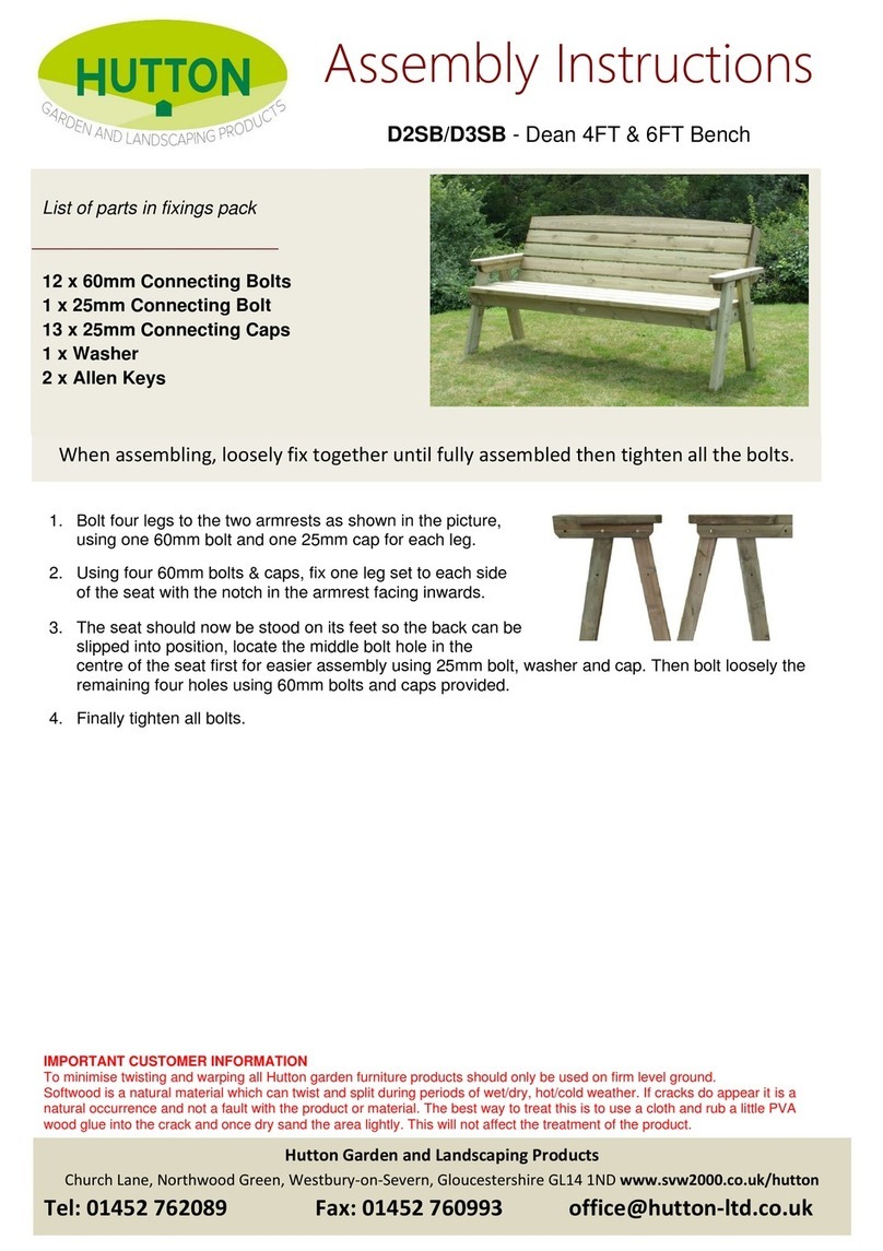 HUTTON D2SB User manual