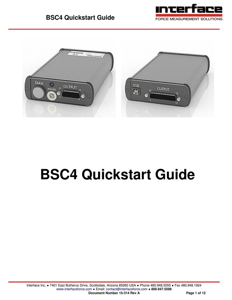 Interface BSC4 User manual