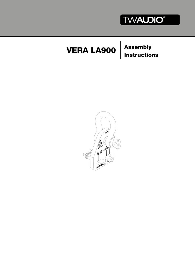 TW Audio VERA LA900 User manual