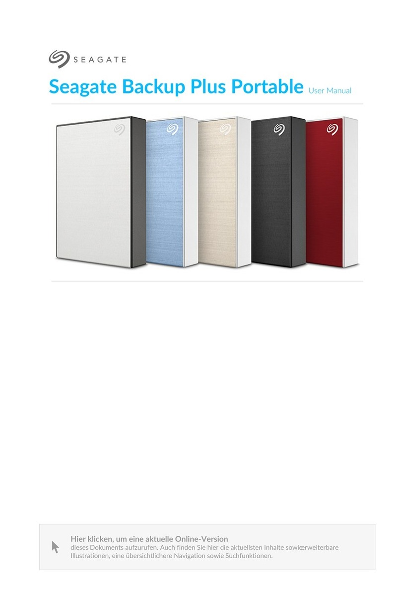 Seagate Backup Plus Desktop User manual
