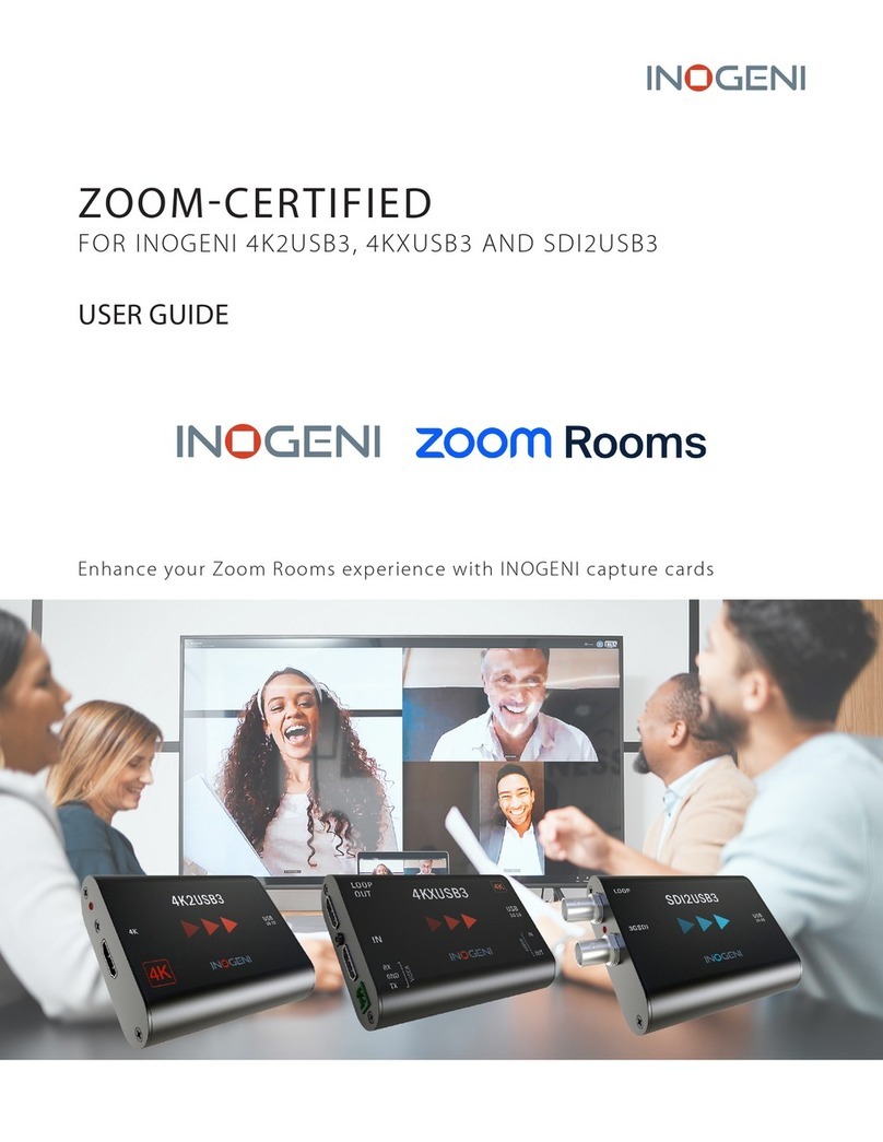 inogeni 4K2USB3 User manual
