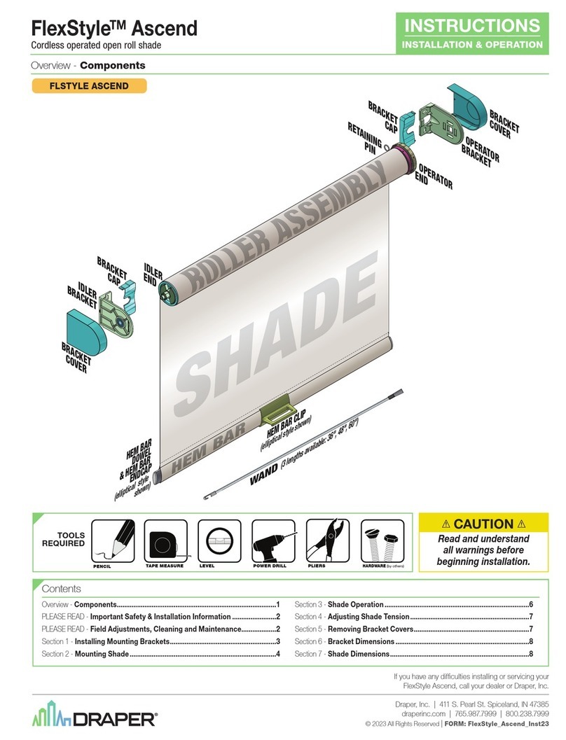 Draper FlexStyle Ascend User manual