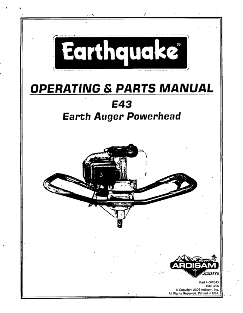 Ardisam Earthquake E43 User manual