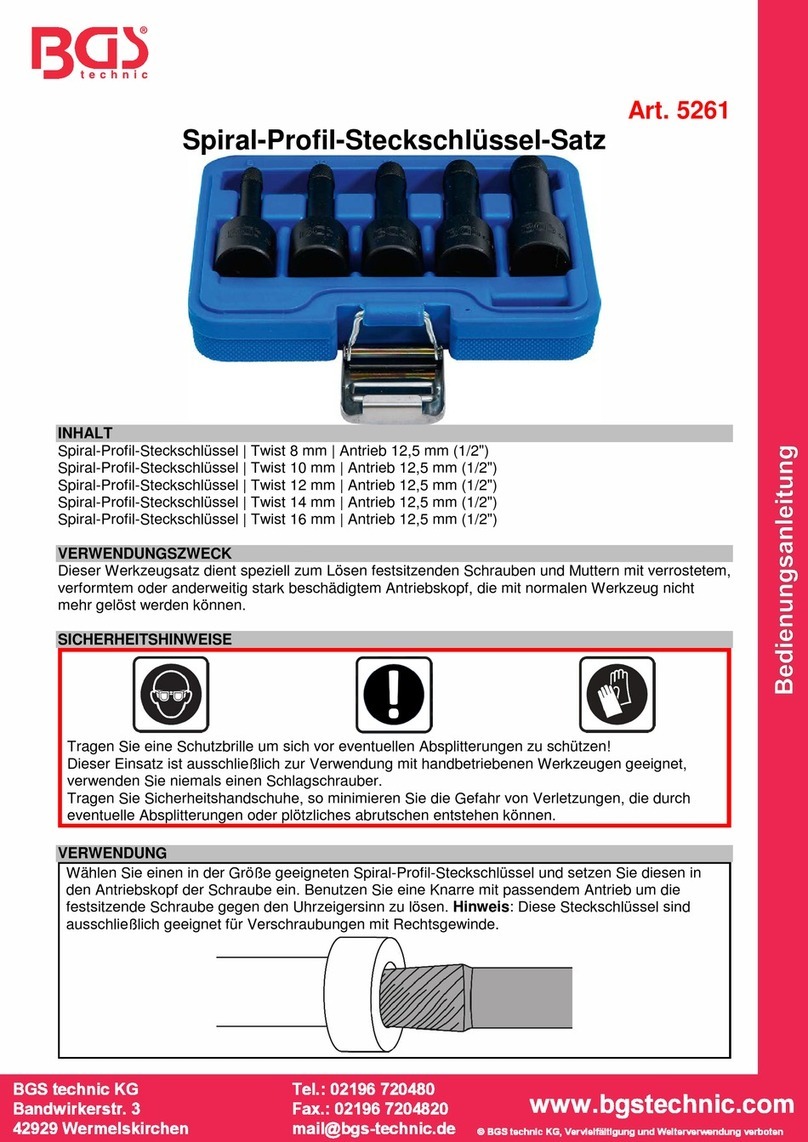 BGS GENERAL 5261 User manual
