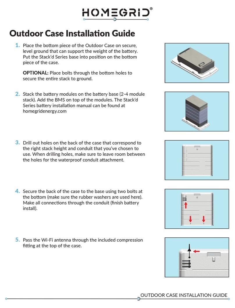 HOMEGRID Outdoor Case User manual