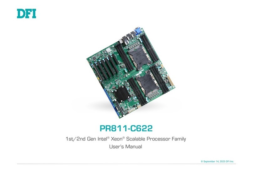 DFI PR811-C622 User manual