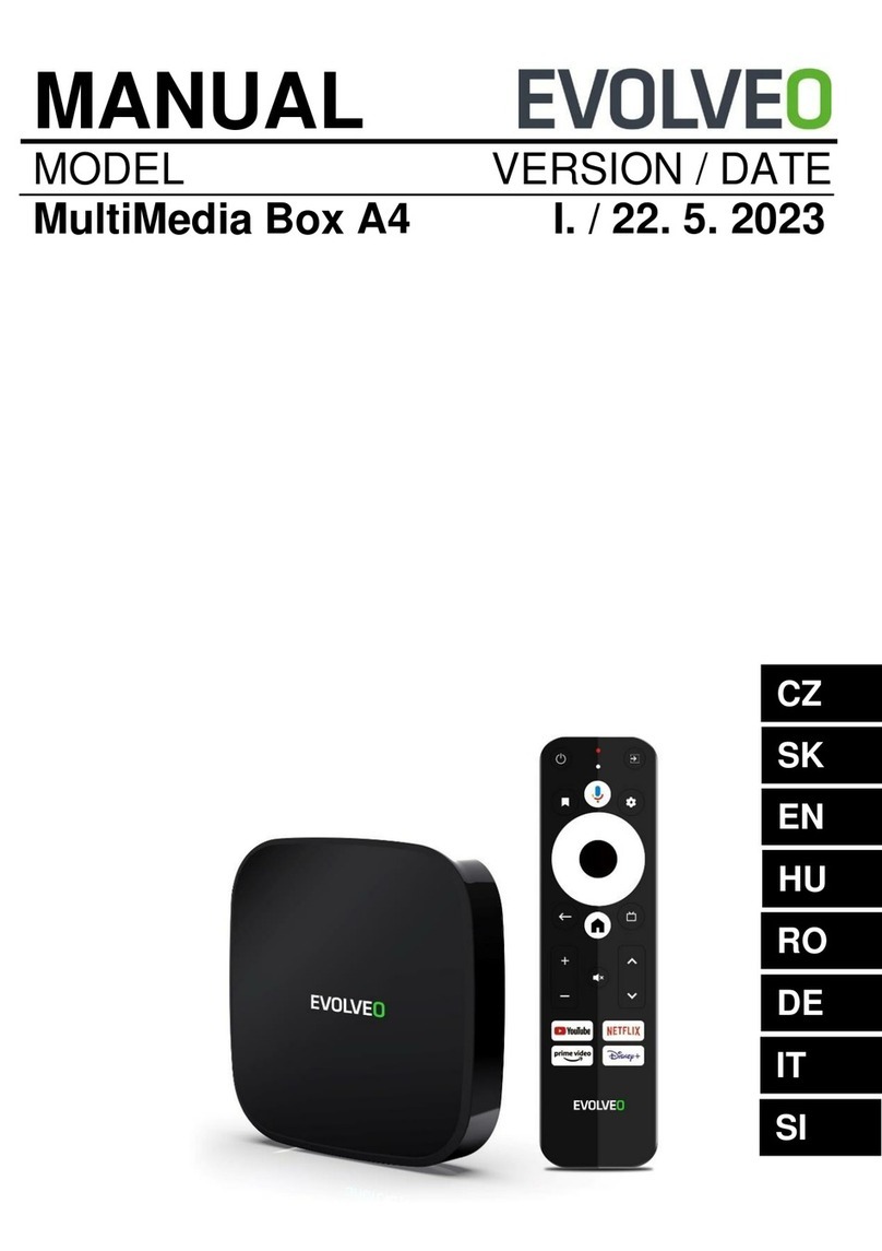 Evolveo MultiMedia Box A4 User manual