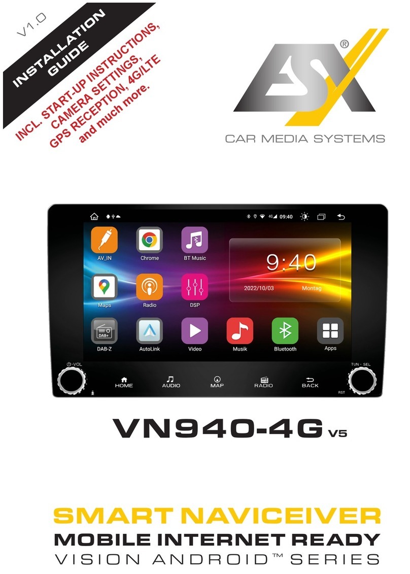 ESX VISION ANDROID Series User manual ESX VISION ANDROID Series User manual