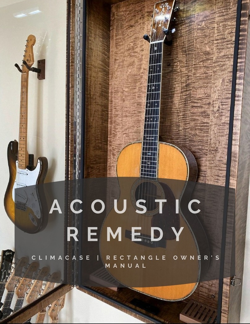 Acoustic Remedy CLIMACASE User manual