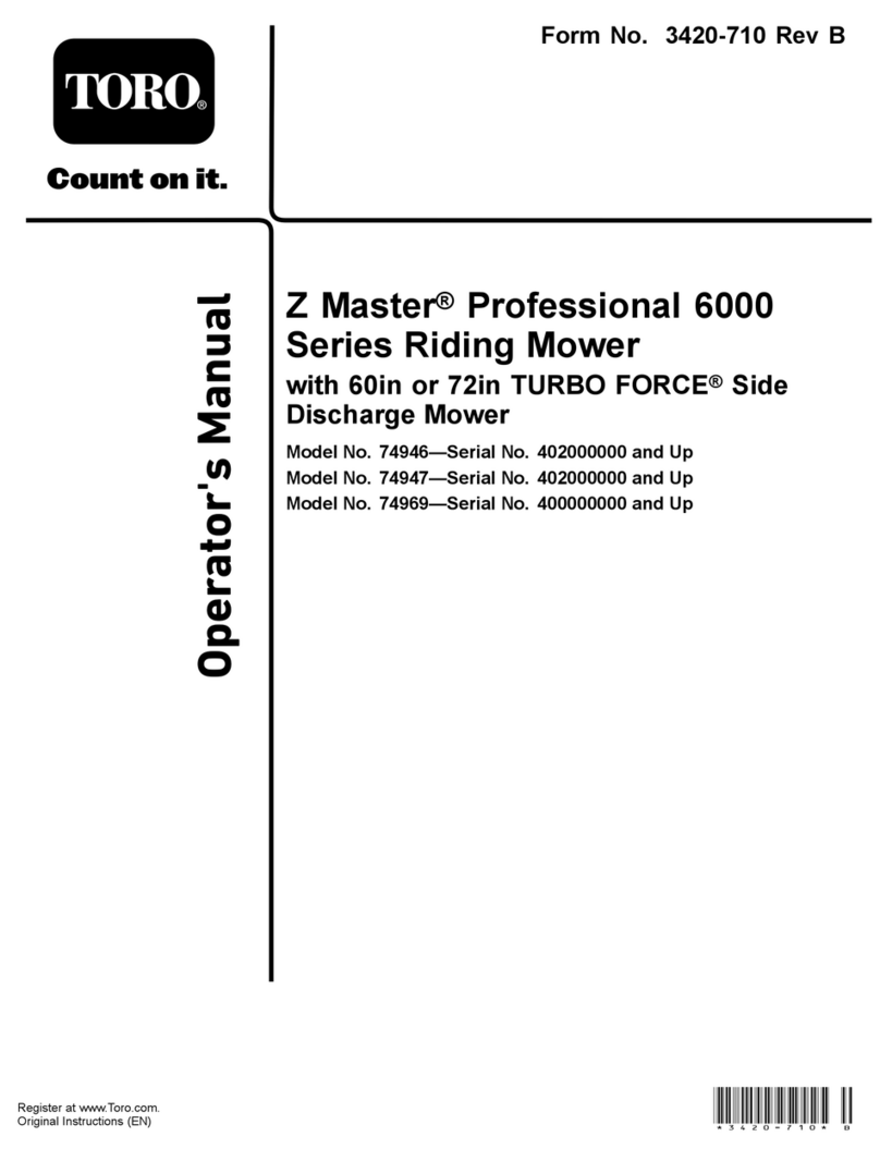Toro 74969 User manual