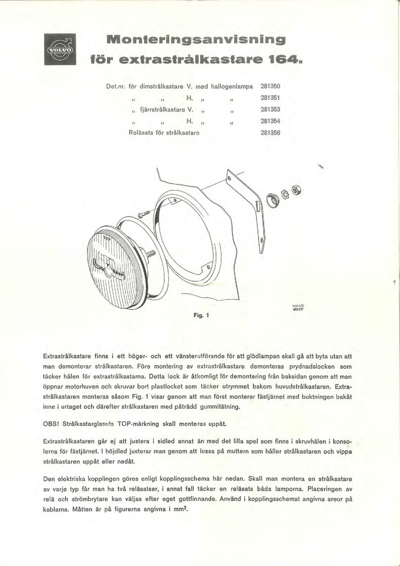 Volvo 281350 User manual