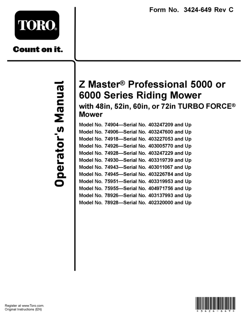 Toro 74943 User manual