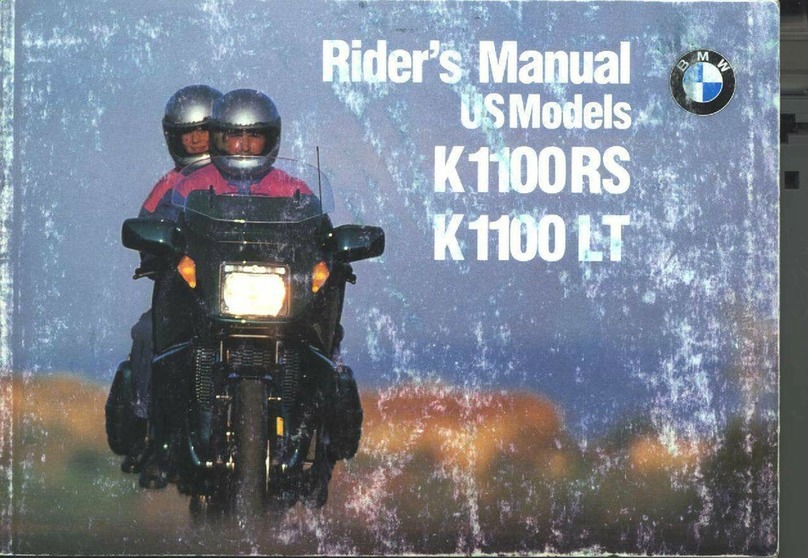 BMW K 1100 LT 1995 Installation and maintenance manual