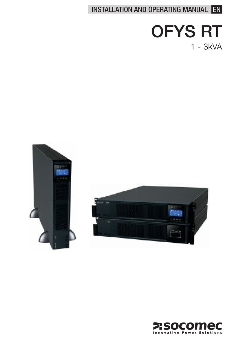 socomec OFYS RT User manual