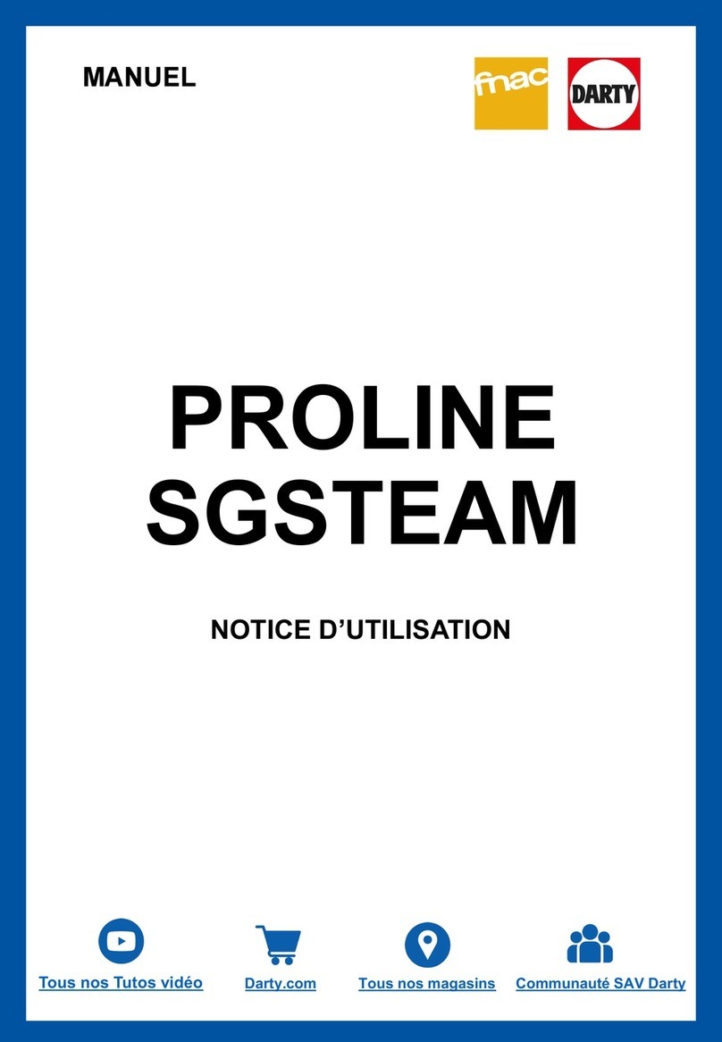 Proline SGSTEAM User manual