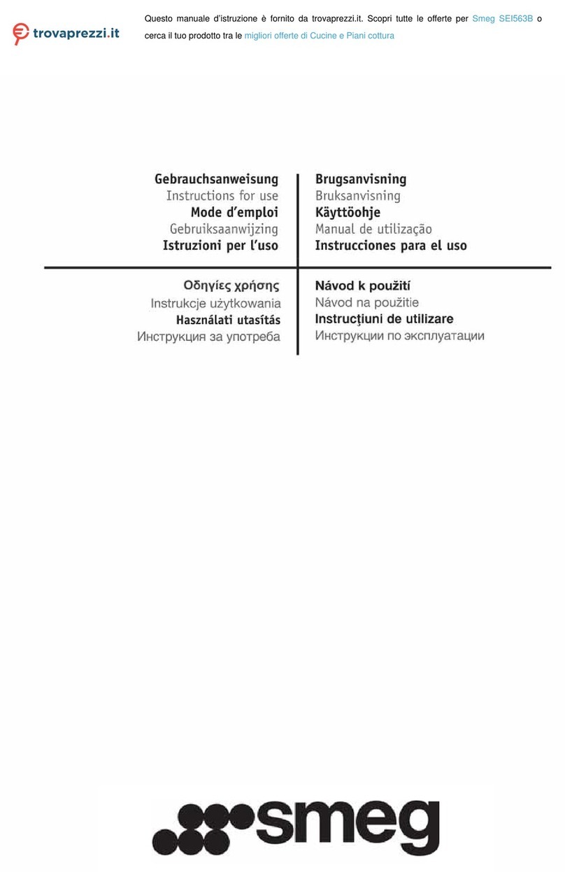 Smeg SEI563B User manual