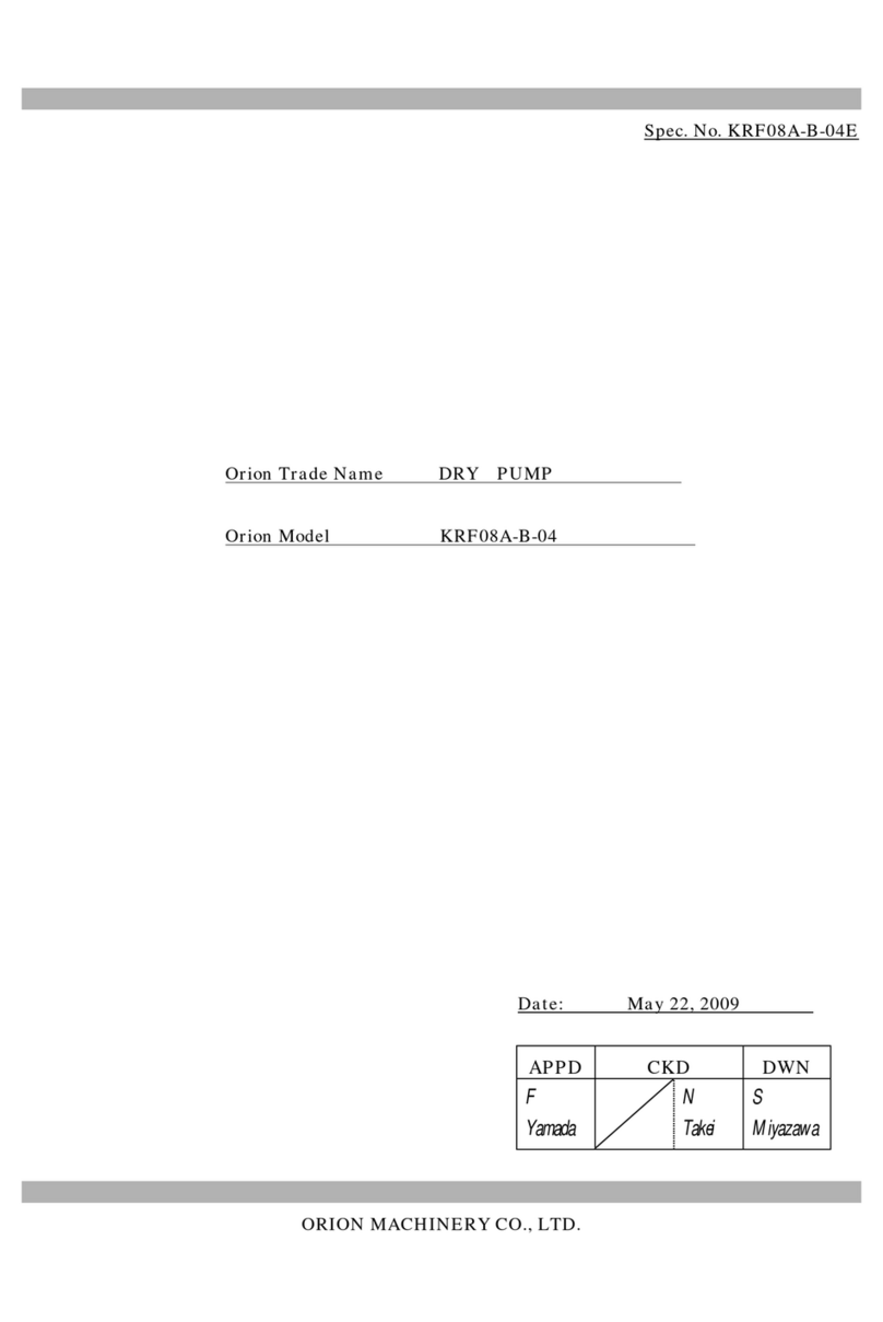 Orion KRF08A-B-04E User manual