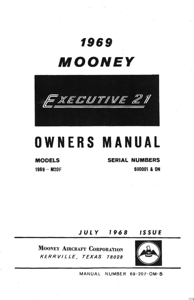Mooney EXECUTIVE 21 1969 User manual