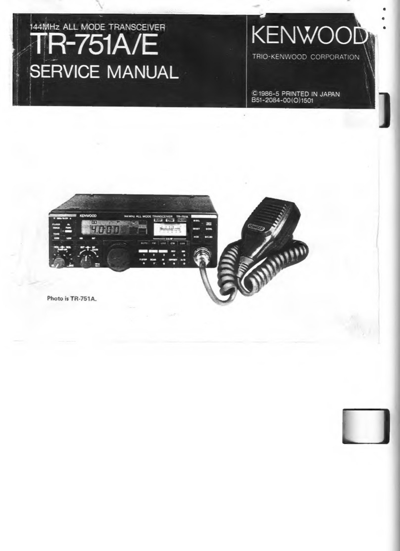 Kenwood TR-751A User manual