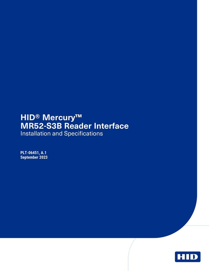 HID Mercury MR52-S3B User manual