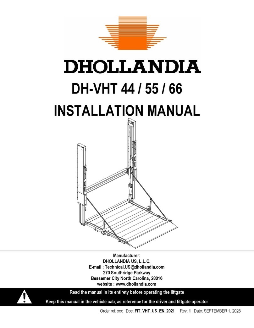 Dhollandia DH-VHT 44 User manual