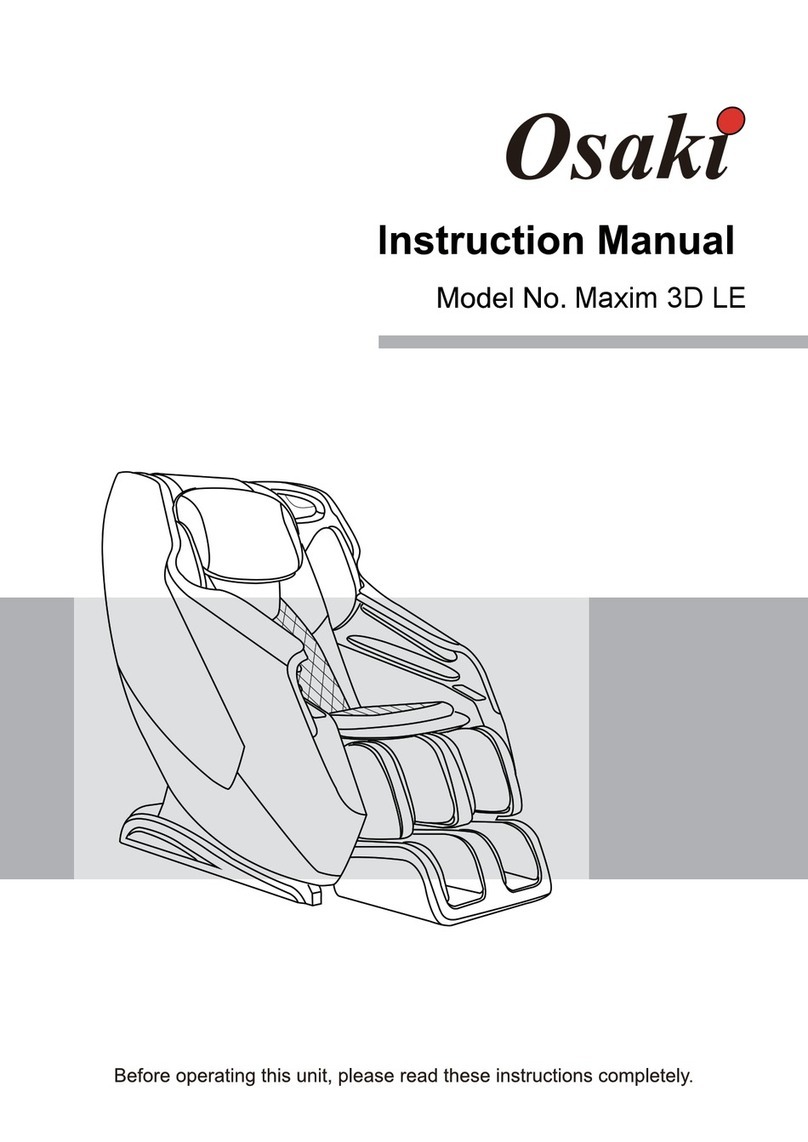 Osaki Maxim 3D LE User manual