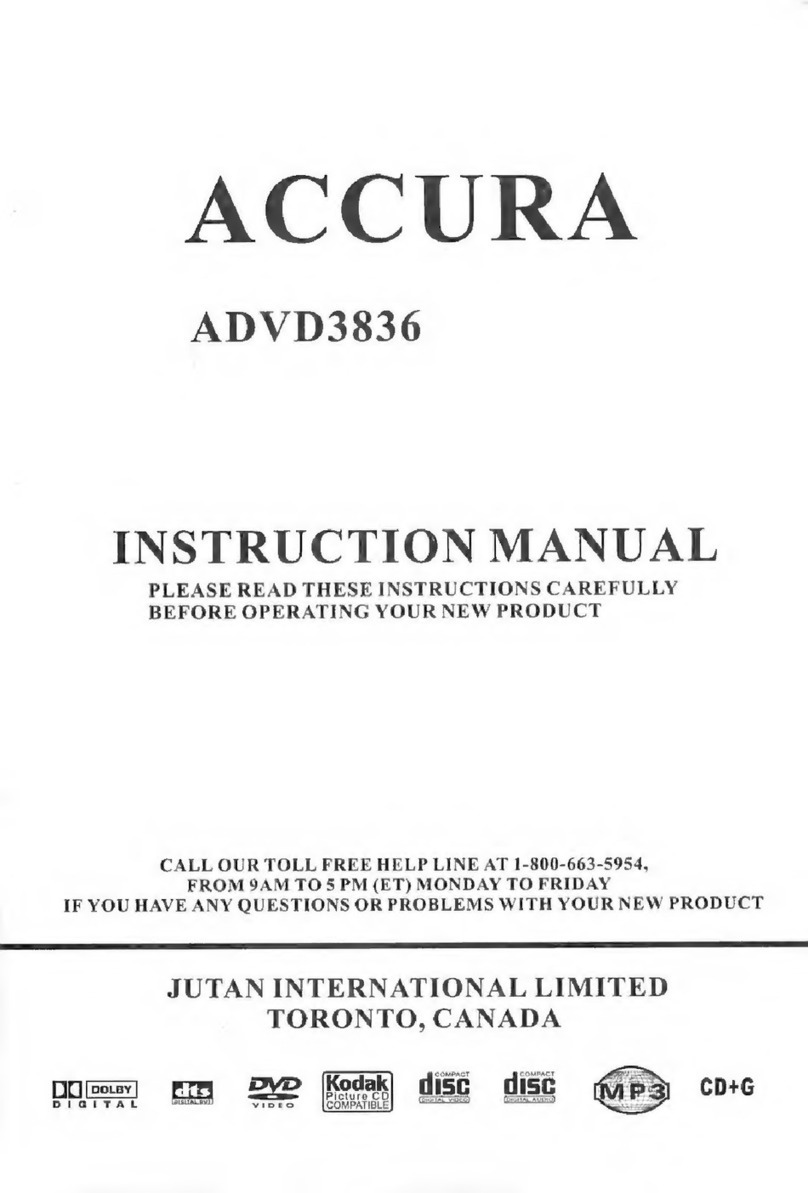 Accura ADVD3836 User manual